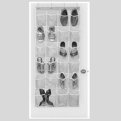 Cabilock 1set over Door Hanging Organizer Mesh Storage Bag for Shoes Medicine Glasses and More Non-woven Efficient Wall for Bedroom Bathroom and Pantry