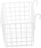 Wire Hanging Basket Storage Rack Hooks Iron Kitchen Organizer Cabinet and Door for Bathroom and Pantry Detachable Design for Easy Access and Use