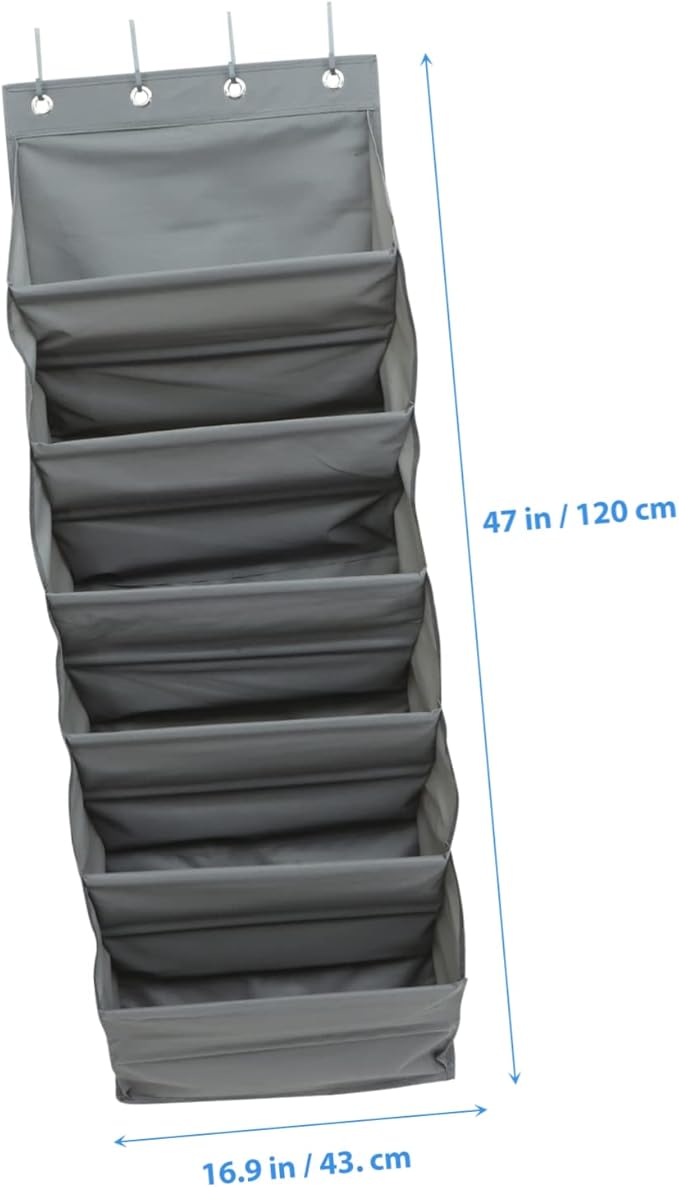 1Set Hanging Storage Organizer Bag Multi Function Pocket Wall Organizer for Shoes Accessories Sundries for Dormitory Bedroom Kitchen Bathroom