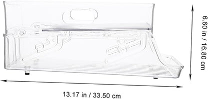 PRETYZOOM Multi-Function Can Organizer Fridge Drink Rack Soda Can Dispenser Easy Access Storage