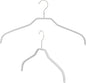 Mawa Clothing Hangers, Steel Hanger with Non-Slip Coating, for Shirts, Dresses, Camisoles, T-Shirts, 360-degree Rotatable Hook