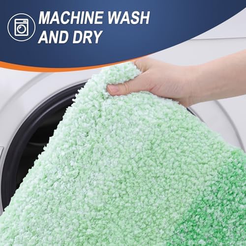 OLANLY Bathroom Runner Rug 44x24, Extra Soft Absorbent Microfiber Bath Rugs - Image 5
