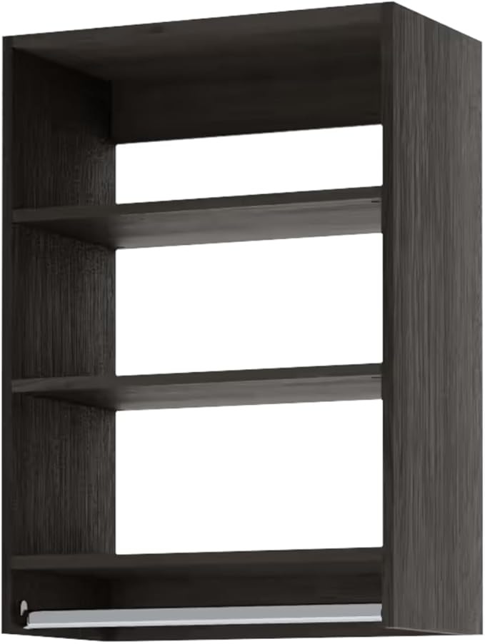 Medium Hanging Closet Unit - Modular Closet System For Hanging - Corner Closet System - Closet Organizers And Storage Shelves (Grey, 24 inches Wide) Closet Shelves