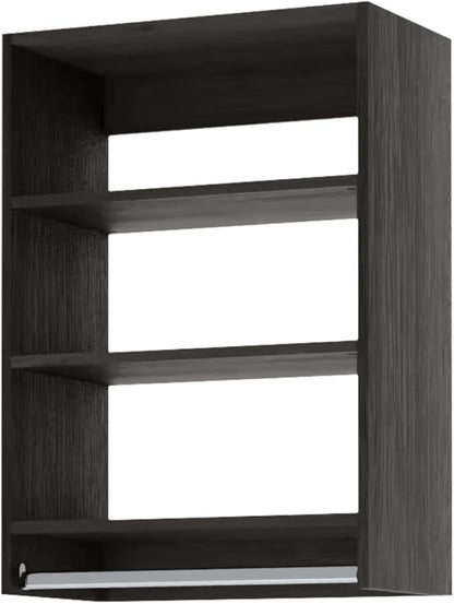 Medium Hanging Closet Unit - Modular Closet System For Hanging - Corner Closet System - Closet Organizers And Storage Shelves (Grey, 24 inches Wide) Closet Shelves