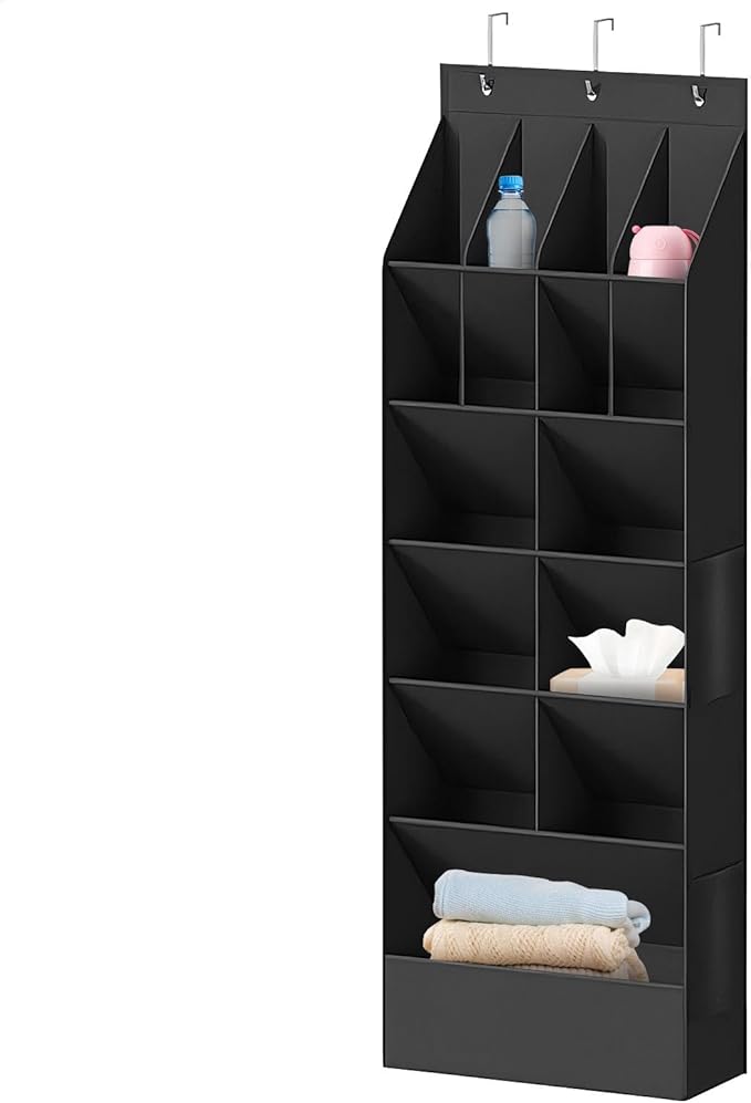 Over The Door Shoe Organizer, 11-Pocket Large Capacity Oxford Shoe Rack, 47.24 Inches Space-Saving Home Storage For Sneakers, Women's High Heels, And Accessories