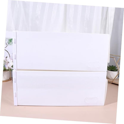 6pcs Shoe Storage Boxes Drawers Thickened Plastic Shoe Organizer Bins for Sneakers High Heels and Boots for Entryway and Closet Organization Style
