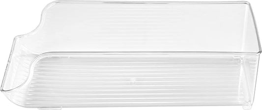 Clear Transparent Universal Refrigerator Storage Bin for Soda Cans