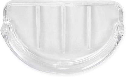 EZ-FLO Clear Replacement Bathroom Plastic Soap Dish, 15204