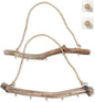Qenk 2Pcs 15 Inch Natural Driftwood Decorative Branches Farmhouse Home Wall Hanging Decor Hanging Jewelry Organizers with 5 Hooks