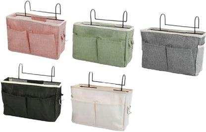 IMIKEYA White Wall Mounted Hanging Storage Bag for Home Practical Organizer for Bedroom Kitchen Living Household Over Door Pouch for Necklaces Keys Phones Shoes and More