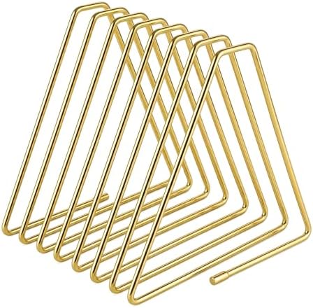 Gold Expandable Bookends, 7-Section, 2"-15.7" by ZYFOFFICE