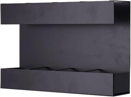 Wall Mounted Metal Straw Storage Organiser for Kitchen Restaurant Hotel Cabinet Door Space Saving Chopstick Dispenser