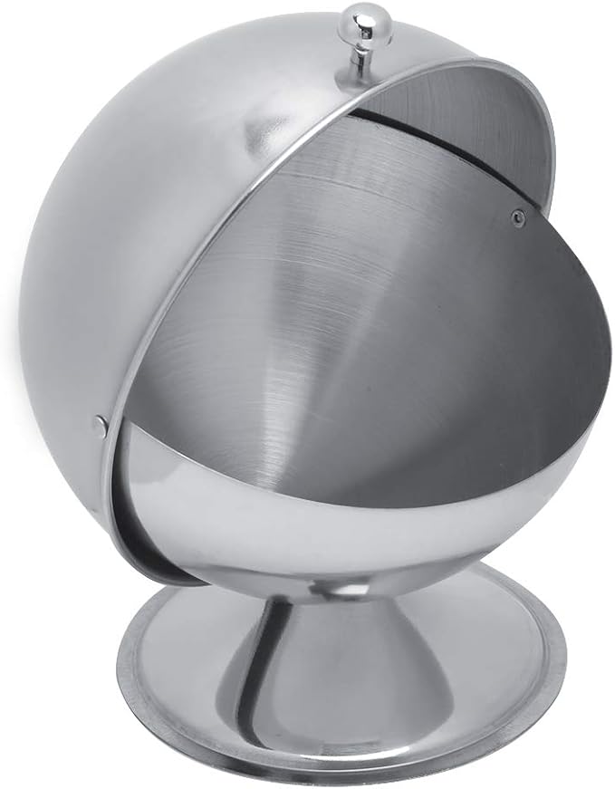 Fdit Stainless Steel Condiment Seasoning Jar Box with Swivel Cover Salt Sugar Container for Kitchen Cooking Tools