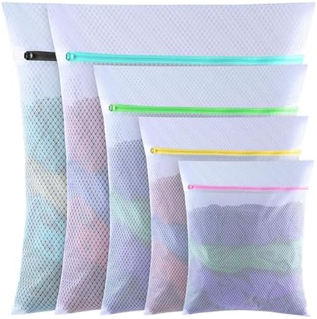 GOGOODA 5 Set Mesh Laundry Bags, Delicates Washing Bags by GOGOODA