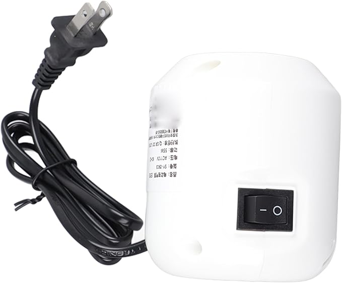 Powerful White Electric Storage Bag Pump for Efficient and Easy Compression of Vacuum Bags