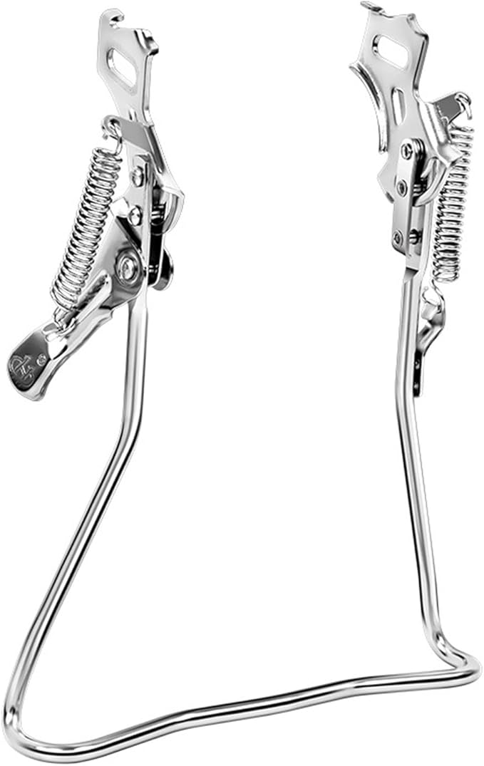 Colaxi Bike Parking Rack Steel Retro Design Bike Double Leg Stand Bicycle Rear Kickstand for Mountain Bikes Sports Adults