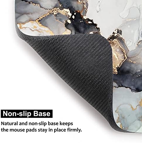 Audimi Small Mouse Pad 6 x 8 Inch, Mini Mouse Pad Thick for Laptop Wireless Mouse Home Office Travel, Portable & Washable (Grey Marble) - Image 5