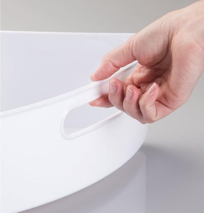 iDesign Lazy Susan kitchen Cabinet Organizer Storage Binz 1/6, White