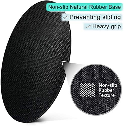 ITNRSIIET Round Mouse Pad with Stitched Edge Premium-Textured Waterproof Non-Slip Rubber Base Desktop Protection Mat Diameter 8.7 inches, Tropical Plants - Image 4
