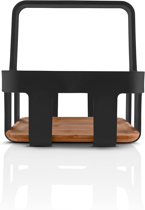 Eva Solo | Nordic kitchen Table Caddy | Stylish serving and practical design with carrying handle for a firm grip. Perfect for barbecue dinners on the patio | black