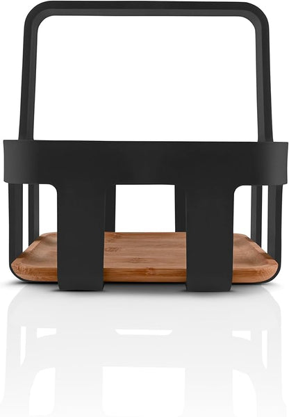 Eva Solo | Nordic kitchen Table Caddy | Stylish serving and practical design with carrying handle for a firm grip. Perfect for barbecue dinners on the patio | black