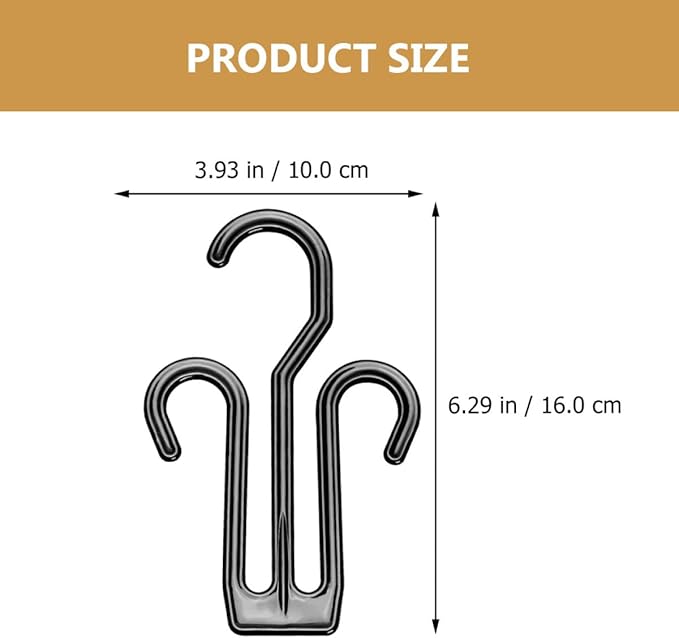 Healeved 12pcs Multi-functional Plastic Shoe Holder Hooks Sturdy Slippers Drying Organizer for Bike and Home Hanging Shoe Rack Storage