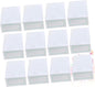 Ciieeo 12Pcs Stackable Shoe Storage Boxes Thickened Transparent Plastic Shoe Containers for Closet Organization for Sneakers and Accessories White