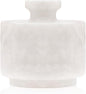 MARBLOUS KRAFTS Marble Salt Cellar with Lid 3" Inch White Salt Box, Stone Salt Container & Spice Jars, Stone Salt Holder for Counter, Spice Jar & Salt Jar