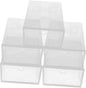 5pcs Shoe Boxes Storage Stackable Shoe Storage Case Sneaker Organizer Box