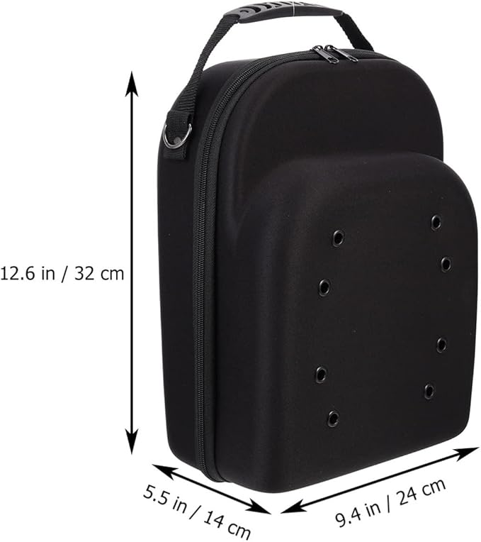 Tofficu Baseball Hat Display Case Baseball Hat Case Hat Box Baseball Caps Carrier Case Hat Case For Travel Home Organize Black Baseball Hat Travel Case
