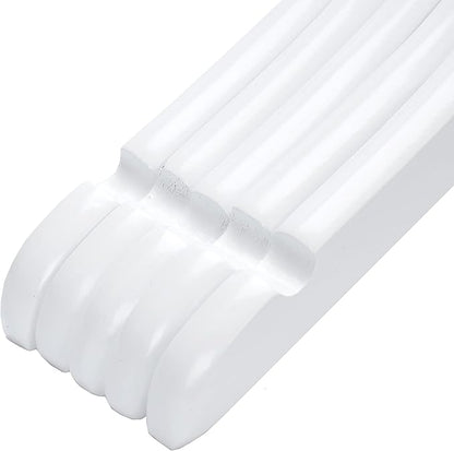 Quality 12 Inch White Kids Wooden Hangers - 80 Pack Children Hangers with Multifunctional Notches & 360 Degree Swivel Chrome Hook - Kid Coat Hangers for Clothes Size 8 and Smaller (White, 80)