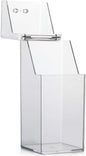 Square Acrylic Cosmetic Brush Organizer with Dustproof Lid, Clear, 9x9x21cm/3.5x3.5x8.3inch, 1pcs, Makeup Storage, Jewellery Storage Container