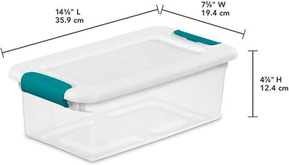 STERILITE 14928012 See Latching Box, Clear, Pack of 1
