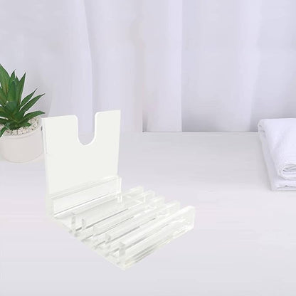 YeeBeny Gua Sha and Facial Roller Holder - Acrylic Facial Tool Stand, Skincare Organizer, Small Storage Container, Bathroom Storage, Durable and Hygienic