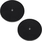 2 Pcs Black 7 inch Acrylic Lazy Susan Rotating Turntable Organizer Bearings - Round Swivel Plate for Spice Rack, Table, Cake, Kitchen Pantry