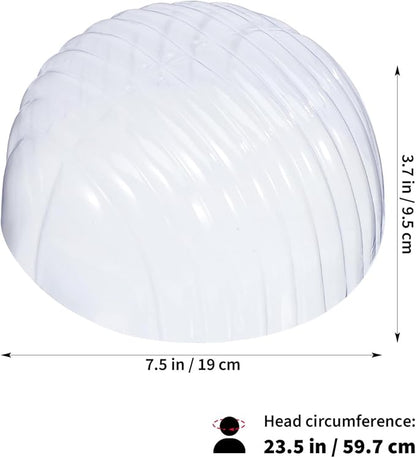 SEWACC 10pcs Baseball Caps Inserts Shaper Plastic Hat Inner Support, Clear Display Holder Cap Inner Liner, 7.48 x 7.48 x 3.93 Inch