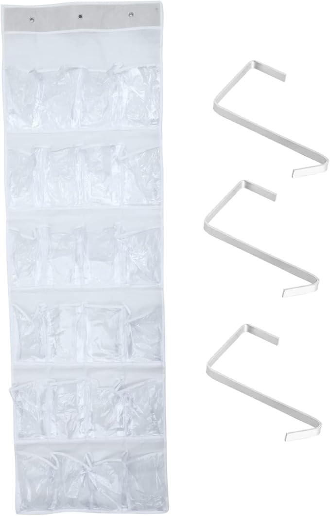 Zerodeko Hanging Shoe Storage Mount Door Organizer Nonwoven Bag Hooks Storage Organizer Pouch