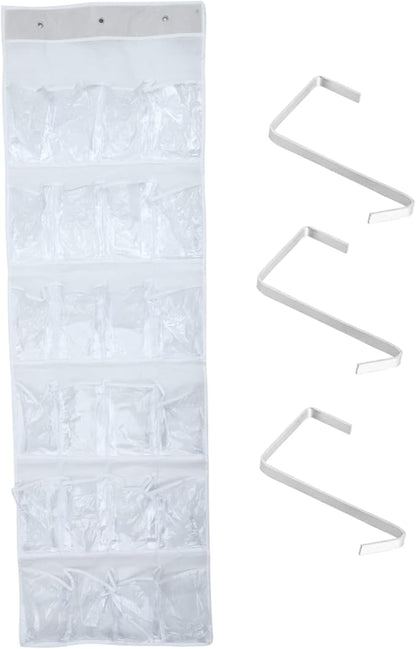 Zerodeko Hanging Shoe Storage Mount Door Organizer Nonwoven Bag Hooks Storage Organizer Pouch