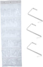 Zerodeko Hanging Shoe Storage Mount Door Organizer Nonwoven Bag Hooks Storage Organizer Pouch