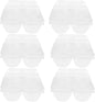 DOITOOL Clear Plastic Goose Egg Packaging Box 2-Slot Egg Holder for Jumbo Eggs Food Storage Container 5.7 X 5.7 X 3.74 Inches Portable Carton Organizer