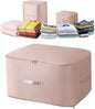 Ultra Space Saving Self Compression Organizer, Blanket Storage, Space-Saving Storage Bag, High-End Quilt Packaging Cube Bedding Storage Bag (Pink, XL (54 * 42 * 60CM))