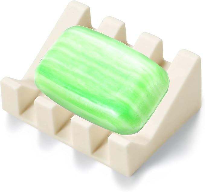 Soap Dish, Bar Soap Holder for Shower for Bathroom, Kitchen, Bathtub, Easy to Clean, Keep Soap Dry, Extend Soap Life
