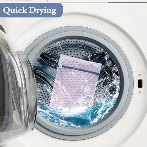 Durable Mesh Laundry Bags 5-Pack (12x16 Inch) Delicates Protector for Lingerie & Baby Clothes - Image 6