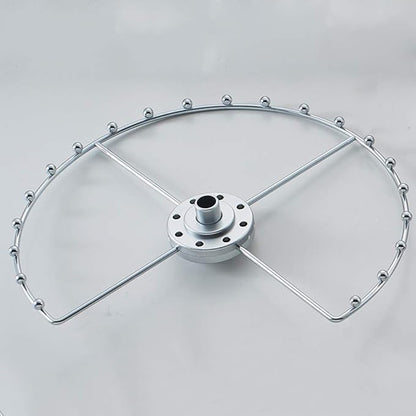 PeaceipUS Wardrobe 360° Rotating Hanger Cloakroom Corner Hanging Hanger Space Saving Round Metal Hanger