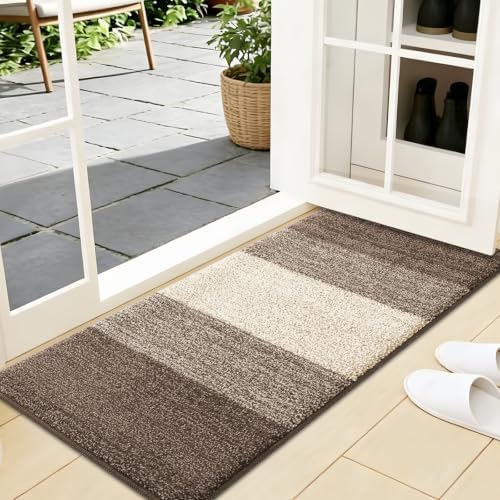 Kitinjoy Indoor Outdoor Door Mat, 44x24 Non-Slip Dirt Trapper Doormats by Kitinjoy