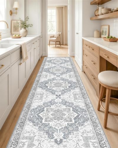 OLANLY 2x10 Washable Runner Rug, Soft Non Slip Carpet for Hallway Kitchen by OLANLY
