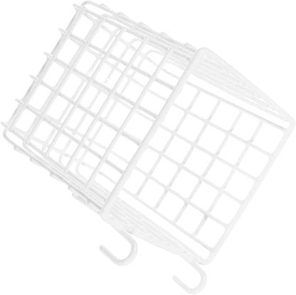Cabilock 4pcs Hanging Wire Basket Organizer Rack Sturdy Iron Storage for Kitchen Bathroom and Bedroom Multi-functional Capacity and Easy Visibility