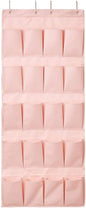 DormCo Hanging Over-The-Door Shoe Pockets - TUSK® College Storage - Rose Quartz