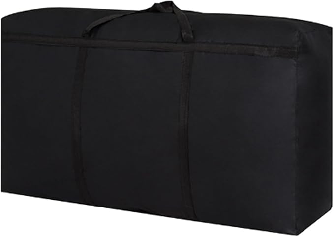 Dorm Packing Bags Black Jumbo Moving Bags Heavy Duty 180L Reusable Comforter Oxford Cloth Size Waterproof Storage Bags (1 Pack)