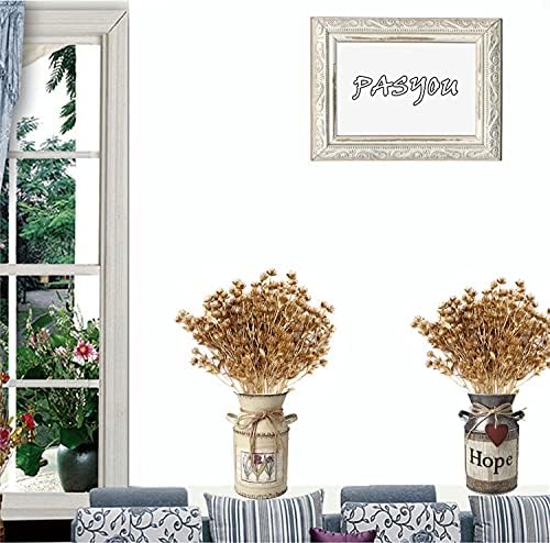 PASYOU Gold Fake Plants, Artificial Flowers Decoration for Christmas Golden Leaves Grass Plastic Faux DIY Crafts Indoor Outdoor Home Garden Party Room Bedroom Wedding Table Centerpiece Decor, 4 Pack - Image 3